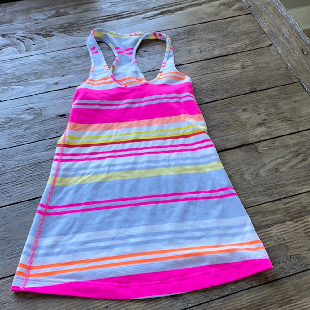 Lululemon striped tank